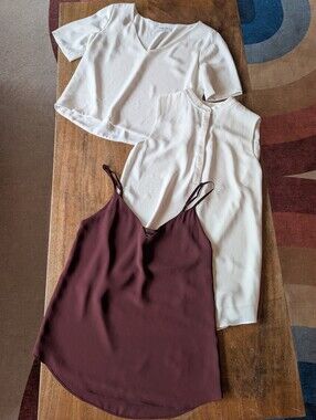 Aritzia Babaton Blouse Bundle | Minimalist Workwear Tops | Size XS/S